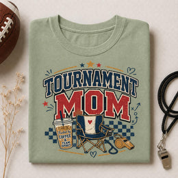 Tournament Mom Shirt, Football Mom Shirt, Game Day Mom Tee, Sports Mom Shirt, Team Spirit Shirt, Football Season Tee, Coffee Mom Tee