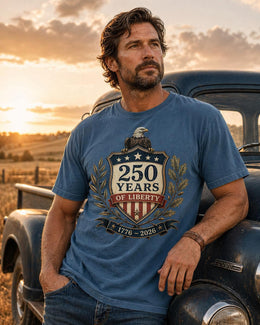 250 Years of Liberty Shirt, America 250 Tee, USA 1776 2026 Patriotic Eagle Shirt, Comfort Colors 1717