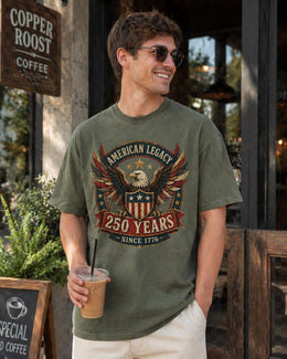 American Legacy 250 Shirt, America 250 Patriotic Eagle Tee, 1776 2026 USA Anniversary Shirt, Comfort Colors