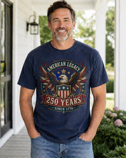 American Legacy 250 Shirt, America 250 Patriotic Eagle Tee, 1776 2026 USA Anniversary Shirt, Comfort Colors