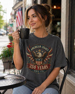 American Legacy 250 Shirt, America 250 Patriotic Eagle Tee, 1776 2026 USA Anniversary Shirt, Comfort Colors