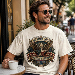 One Nation United Shirt, America 250 Tee, 250 Years of Freedom Patriotic Shirt, 1776 2026 Comfort Colors