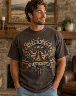 Let Freedom Ring Shirt, America 250 Liberty Bell Tee, 250 Years of Liberty 1776 2026 Shirt, Comfort Colors