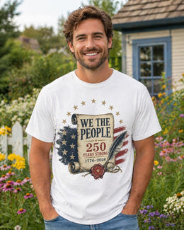 We The People Shirt, America 250 Shirt, 1776 2026 Patriotic Tee, Constitution Shirt, 250 Years Strong Shirt, Freedom USA Shirt