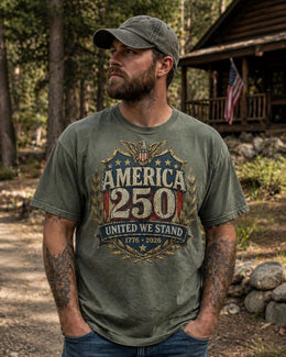 America 250 Shirt, United We Stand Shirt, Patriotic Eagle Tee, 1776 2026 Shirt, America Anniversary Shirt, Fourth of July Tee