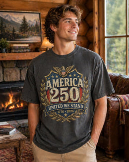 America 250 Shirt, United We Stand Shirt, Patriotic Eagle Tee, 1776 2026 Shirt, America Anniversary Shirt, Fourth of July Tee