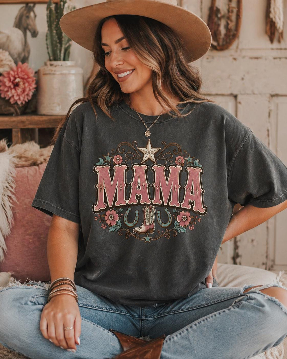 Mama Western Shirt
