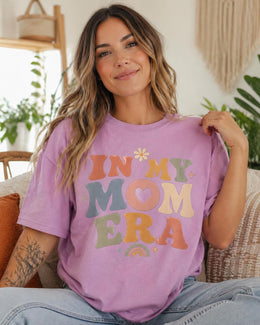 In My Mom Era Shirt, Trendy Mom Tee, Cute Mama Shirt, Retro Mom Graphic Tee, Aesthetic Mom Shirt, Motherhood Era Tee