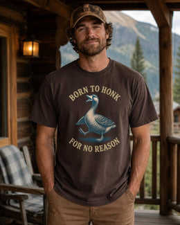 Funny Goose Shirt, Born To Honk For No Reason Tee, Sarcastic Goose Shirt, Funny Animal Shirt, Comfort Colors Tee