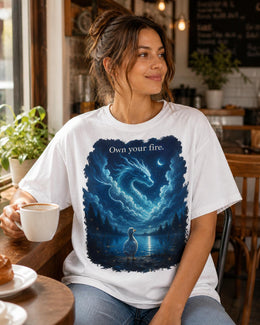 Own Your Fire Shirt, Funny Duck Dragon Tee, Remember Who You Are Shirt, Weird Animal Meme Comfort Colors T-Shirt