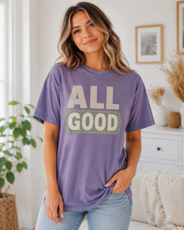 All Good Shirt, Funny Mental Health Tee, Sarcastic Shirt, Anxiety Humor Shirt, Introvert Comfort Colors T-Shirt