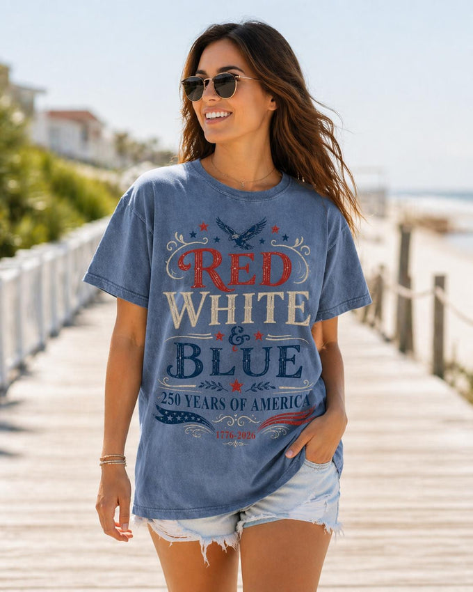 Red White Blue Shirt
