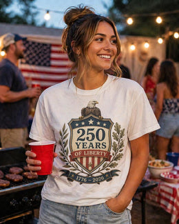 250 Years of Liberty Shirt, America 250 Tee, USA 1776 2026 Patriotic Eagle Shirt, Comfort Colors 1717