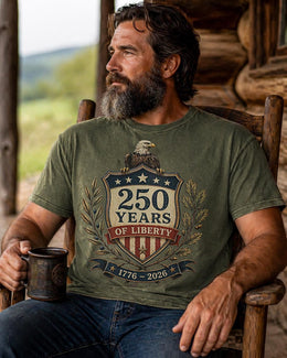 250 Years of Liberty Shirt, America 250 Tee, USA 1776 2026 Patriotic Eagle Shirt, Comfort Colors 1717