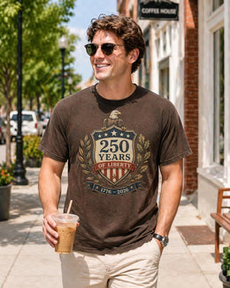 250 Years of Liberty Shirt, America 250 Tee, USA 1776 2026 Patriotic Eagle Shirt, Comfort Colors 1717
