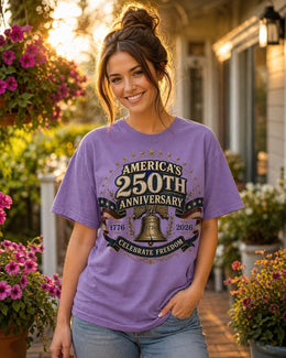 Liberty Bell 250 Shirt, Let Freedom Ring Patriotic Tee, 250 Years of Liberty Shirt, America 250 Comfort Colors