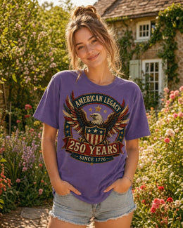 American Legacy 250 Shirt, America 250 Patriotic Eagle Tee, 1776 2026 USA Anniversary Shirt, Comfort Colors