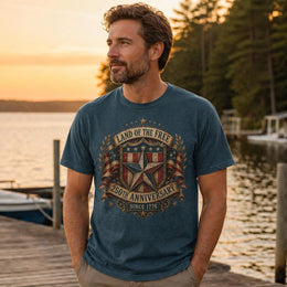 Land of the Free Shirt, America 250 Patriotic Tee, 250th Anniversary 1776 2026 Shirt, Comfort Colors USA Shirt