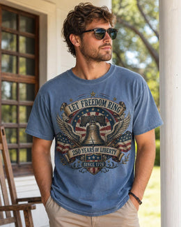 Let Freedom Ring Shirt, America 250 Liberty Bell Tee, 250 Years of Liberty 1776 2026 Shirt, Comfort Colors