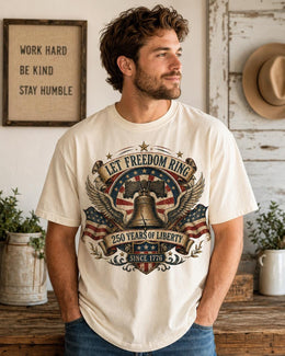 Let Freedom Ring Shirt, America 250 Liberty Bell Tee, 250 Years of Liberty 1776 2026 Shirt, Comfort Colors