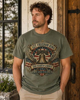 Let Freedom Ring Shirt, America 250 Liberty Bell Tee, 250 Years of Liberty 1776 2026 Shirt, Comfort Colors