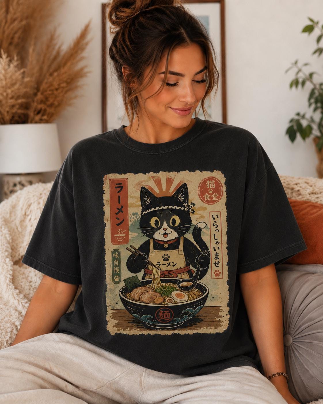 Ramen Chef Cat Shirt