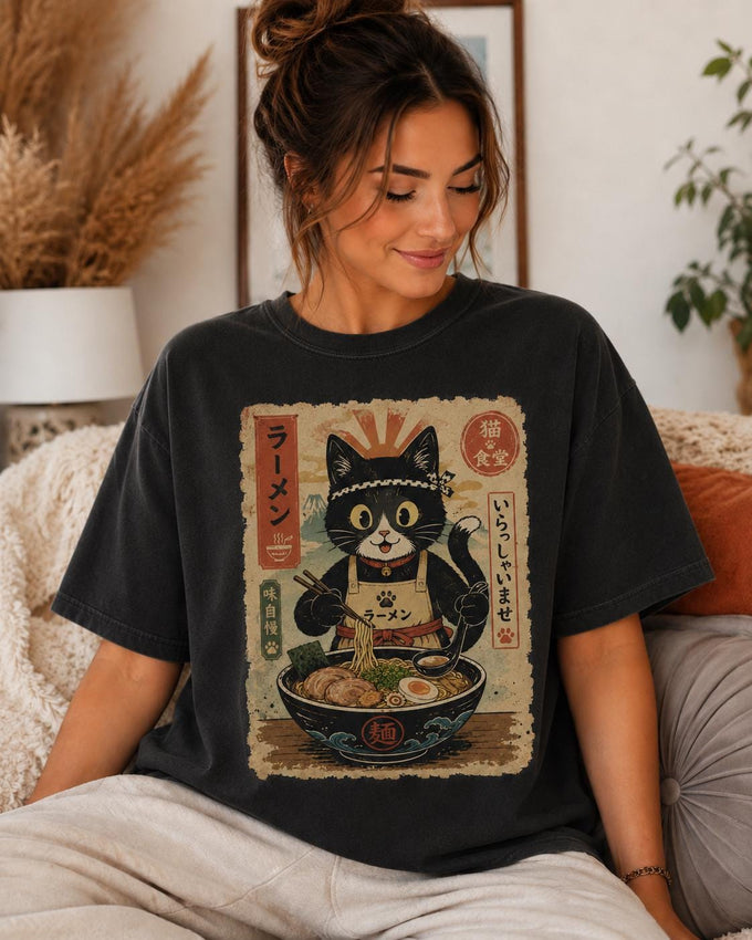 Ramen Chef Cat Shirt