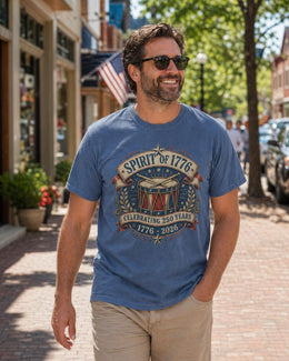 Spirit of 1776 Shirt, Patriotic Drum America 250 Tee, Celebrating 250 Years 1776 2026 Shirt, Comfort Colors