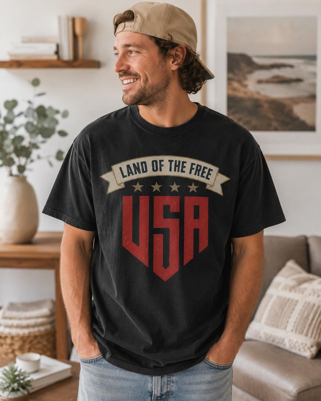 Land Of The Free USA Shirt