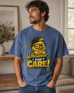 Whatever I Don't Care Shirt, Funny Duck Shirt, Sarcastic Shirt, Funny Animal Tee, Attitude Comfort Colors T-Shirt