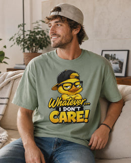 Whatever I Don't Care Shirt, Funny Duck Shirt, Sarcastic Shirt, Funny Animal Tee, Attitude Comfort Colors T-Shirt