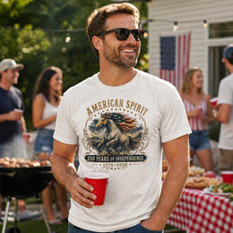 American Spirit Shirt, America 250 Horse Tee, 250 Years of Independence Shirt, Patriotic Western Shirt, 1776 2026 Comfort Colors