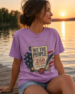 We The People Shirt, America 250 Shirt, 1776 2026 Patriotic Tee, Constitution Shirt, 250 Years Strong Shirt, Freedom USA Shirt