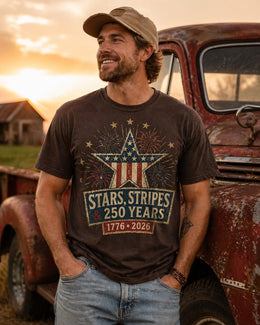 Stars and Stripes Shirt, America 250 Shirt, Patriotic 1776 2026 Tee, Fourth of July Shirt, 250 Years Anniversary Shirt, USA Freedom Tee