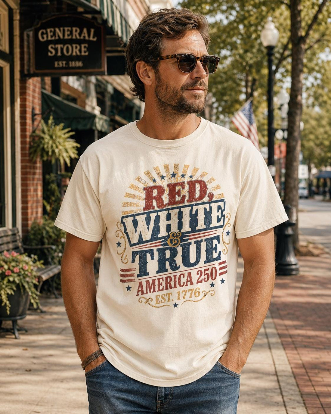Red White and True Shirt