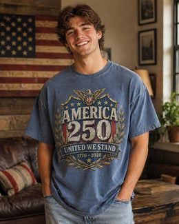America 250 Shirt, United We Stand Shirt, Patriotic Eagle Tee, 1776 2026 Shirt, America Anniversary Shirt, Fourth of July Tee