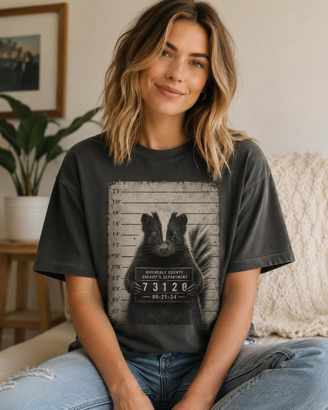 Skunk Mugshot Shirt