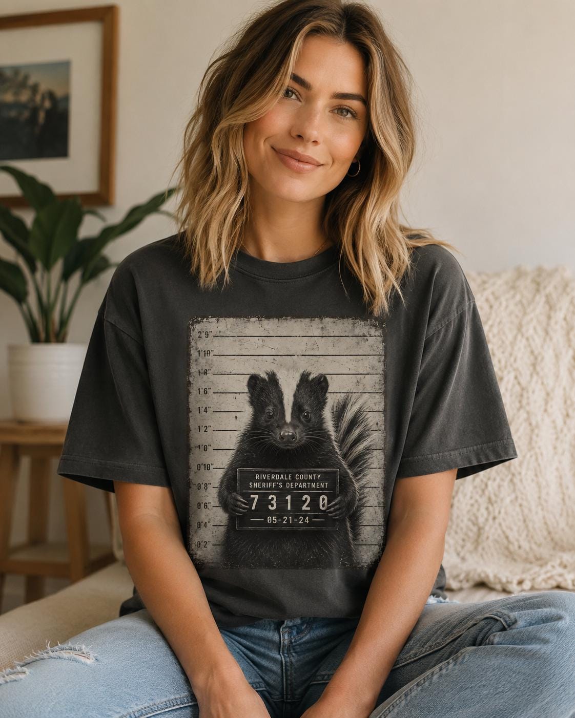 Skunk Mugshot Shirt