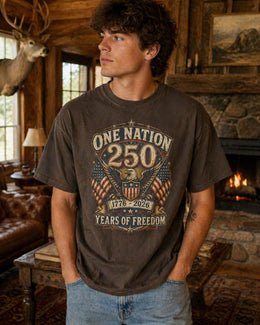 One Nation 250 Shirt, America 250 Shirt, Patriotic Eagle Tee, 1776 2026 Shirt, 250 Years of Freedom Tee, Fourth of July Shirt