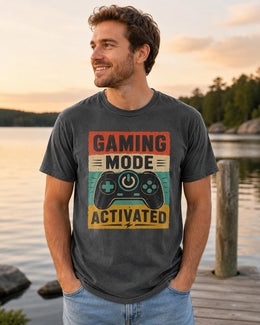 Gaming Mode Activated Shirt, Funny Gamer Tee, Video Game Shirt, Gaming Gift, Comfort Colors T-Shirt