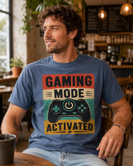 Gaming Mode Activated Shirt, Funny Gamer Tee, Video Game Shirt, Gaming Gift, Comfort Colors T-Shirt
