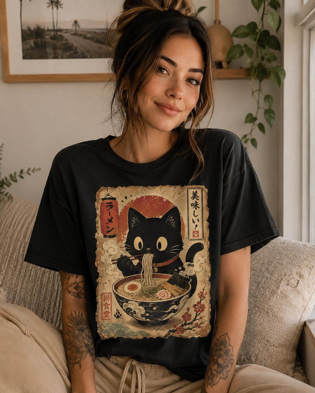 Ramen Cat Shirt