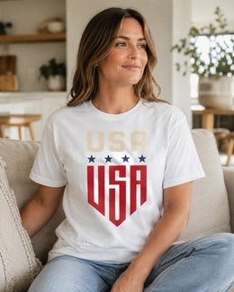 USA Shirt, Patriotic USA Tee, American Flag Shirt, 4th of July Shirt, Comfort Colors Patriotic T-Shirt