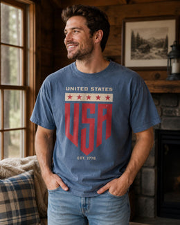 United States USA Shirt, Est 1776 Patriotic Shirt, 4th Of July Tee, American Pride Comfort Colors T-Shirt
