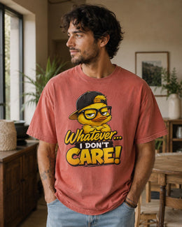 Whatever I Don't Care Shirt, Funny Duck Shirt, Sarcastic Shirt, Funny Animal Tee, Attitude Comfort Colors T-Shirt