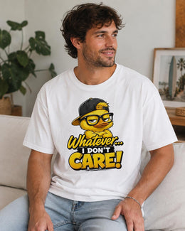 Whatever I Don't Care Shirt, Funny Duck Shirt, Sarcastic Shirt, Funny Animal Tee, Attitude Comfort Colors T-Shirt