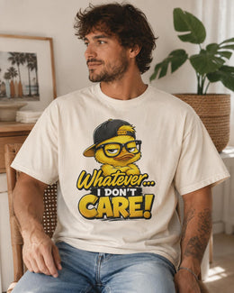 Whatever I Don't Care Shirt, Funny Duck Shirt, Sarcastic Shirt, Funny Animal Tee, Attitude Comfort Colors T-Shirt
