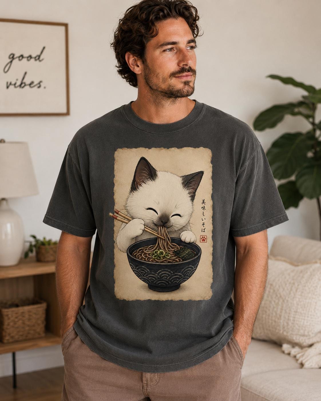 Cute Noodle Cat Shirt