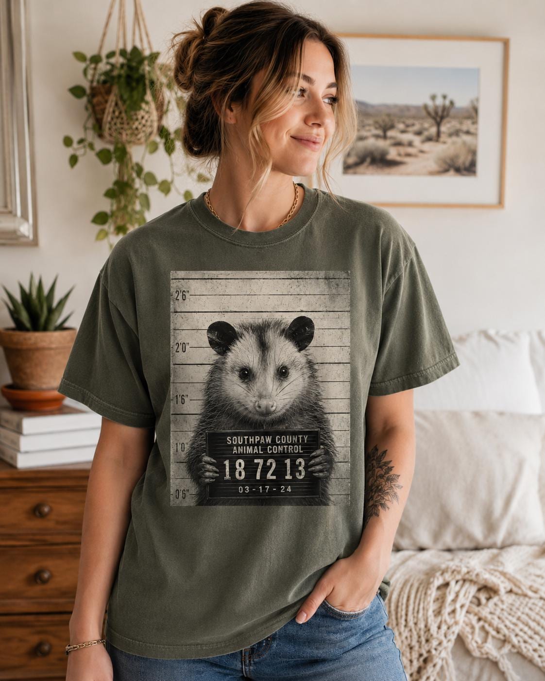 Opossum Mugshot Shirt