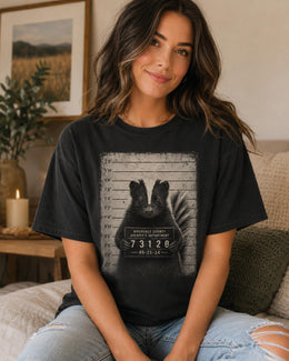 Skunk Mugshot Shirt, Funny Skunk Shirt, Sarcastic Animal Tee, Wildlife Lover Comfort Colors T-Shirt